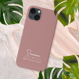 モノグラムニュートラルモダンミニマルエレガントリスト iPhone 13ケース