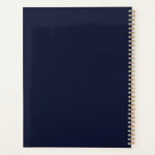 モノグラムネイビーシルバービジネスアポイントメントブック プランナー手帳 (裏面)