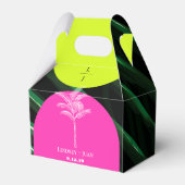 モノグラムネオンアーチトロピカルパーム結婚ツリー フェイバーボックス (裏面サイド)