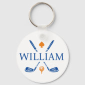 モノグラムネームゴルフクラブエース |お使いの色の選択 キーホルダー (裏面)