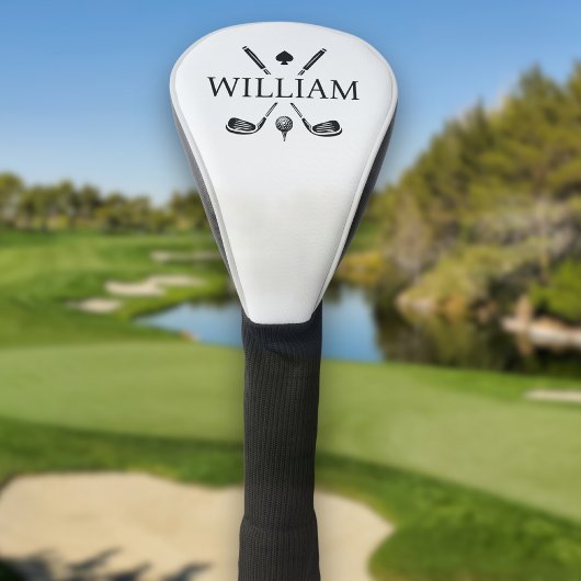 モノグラムネームゴルフクラブエース |お使いの色の選択 ゴルフヘッドカバー