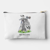 モノグラムネームゴルフ アクセサリーポーチ (裏面)