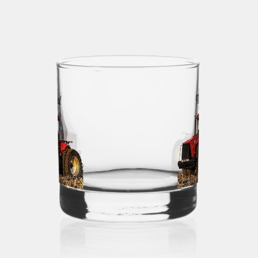 モノグラムネームトラクター農家ファーム ウイスキーグラス (左)