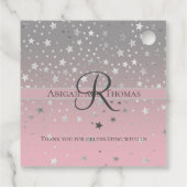 モノグラムネームピンクグレーシルバースターズトレンディークラス フェイバータグ (裏面)