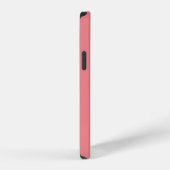 モノグラムネーム コーラルピンク iPhoneケース (右側面)