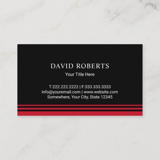 モノグラムハウスロ実在ゴエステート不動産仲介業者ブラックレッド 名刺 (裏面)