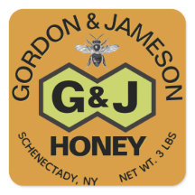 モノグラムハニージャー結婚式の引き出物