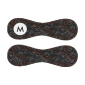 モノグラムハロウィーンパターン 野球ボール (パネル)