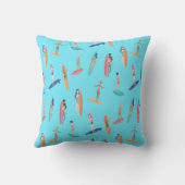 モノグラムハワイアンサーファー装飾用クッション クッション (裏面)