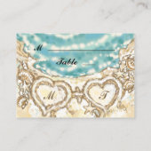 モノグラムハートオンビーチ座席表 プレイスカード (裏面)