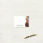 モノグラムバイオリニスト ポストイット (デスク上)