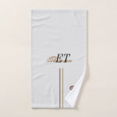 モノグラムバスタオールセット バスタオルセット (ハンドタオル)