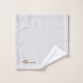 モノグラムバスタオールセット バスタオルセット (ウォッシュタオル)