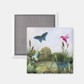 モノグラムバタフライマグネットファンタジーA マグネット (正面/裏面)