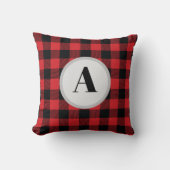 モノグラムバッファローチェックパターン クッション (正面)