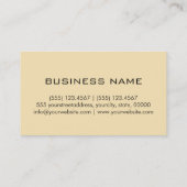 モノグラムバナナマニア色の背景 名刺 (裏面)