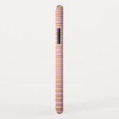 モノグラムバラストライプの金ゴールドパターンイニシャル Case-Mate iPhoneケース (裏面/右)