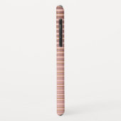 モノグラムバラストライプの金ゴールドパターンイニシャル Case-Mate iPhoneケース (裏面/左)