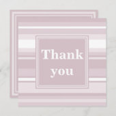 モノグラムバラ石英ストライプ材 サンキューカード (正面/裏面)