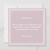 モノグラムバラ石英ストライプ材 サンキューカード (裏面)