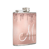 モノグラムバラ金ゴールドグリッタードライガーリープ フラスク (右)