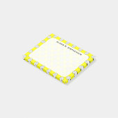 モノグラムバレーボールボールボールイエロー ポストイット (アングル)