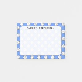 モノグラムバレーボールボールボールコーンフラワーブルー ポストイット