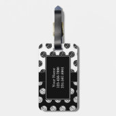 モノグラムバレーボール荷物タグ ラゲッジタグ (裏面縦)