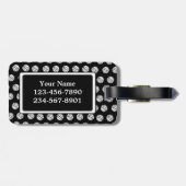 モノグラムバレーボール荷物タグ ラゲッジタグ (裏面横)