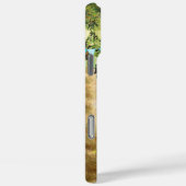 モノグラムバードケージヴィンテージフクロウ樺の木ツリーiPhone Case-Mate iPhoneケース (裏面 / 右)