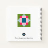 モノグラムバーンキルトレシピブック ノートブック (裏面)