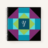 モノグラムバーンキルトレシピブック ノートブック (正面)