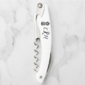 モノグラムパイナップルワイン鍵 ソムリエナイフ (正面)