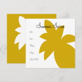 モノグラムパイナップル 招待状 (正面/裏面)