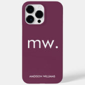 モノグラムパエレガントステルフェミニンミニマリストケース – M Case-Mate iPhoneケース (裏面)