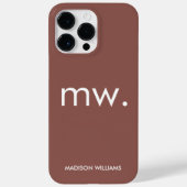 モノグラムパエレガントステルフェミニンミニマリスト –  Case-Mate iPhoneケース (裏面)