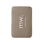 モノグラムパステルエレガントミスタイリッシュミラモダンリスト バスマット (正面縦)