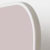 モノグラムパステル赤面ピンクホワイト金ゴールドミニマル ピックルボールラケット (左詳細)