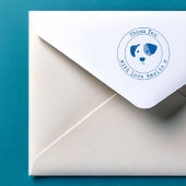 モノグラムパピーありがとうあなた自墨印 セルフインキングスタンプ