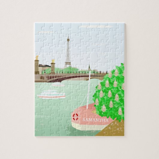 モノグラムパリエッフェルトワーパズルウィズギフトボックス ジグソーパズル (縦)