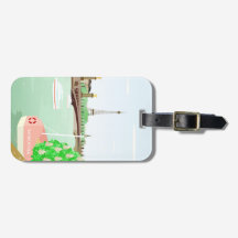 モノグラムパリラゲッジタグ（名刺スロット付）