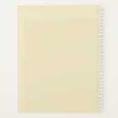 モノグラムパロツブルーレッドフラワーズベージュプランナー プランナー手帳 (裏面)