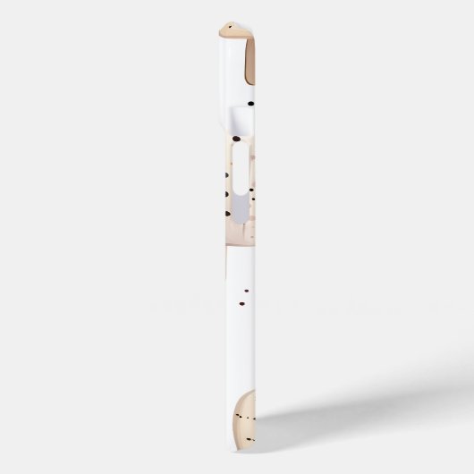 モノグラムパーソナライズされたかわいいポピュシクル模様 Case-Mate iPhoneケース (裏面 / 左)