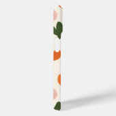 モノグラムパーソナライズされたかわいい春チューリップパターン Case-Mate iPhoneケース (裏面 / 右)