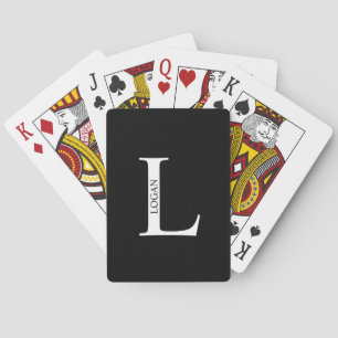 モノグラムパーソナライズされたと名前のトランプ トランプ