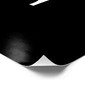 モノグラムパーソナライズされたと名前のポスター ポスター (コーナー)