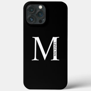 モノグラムパーソナライズされたと名前ケースメイトiPhone Ca iPhone 13 Pro Maxケース