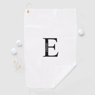 モノグラムパーソナライズされたと名前ゴルフタオル ゴルフタオル