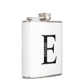 モノグラムパーソナライズされたと名前フラスコ フラスク (右)