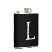 モノグラムパーソナライズされたと名前フラスコ フラスク (右)